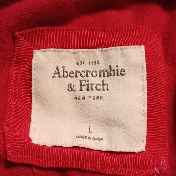 Abercrombie and Fitch Red Sweater Size Large - Picture 3 of 6
